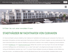 Tablet Screenshot of marina-cuxhaven.de